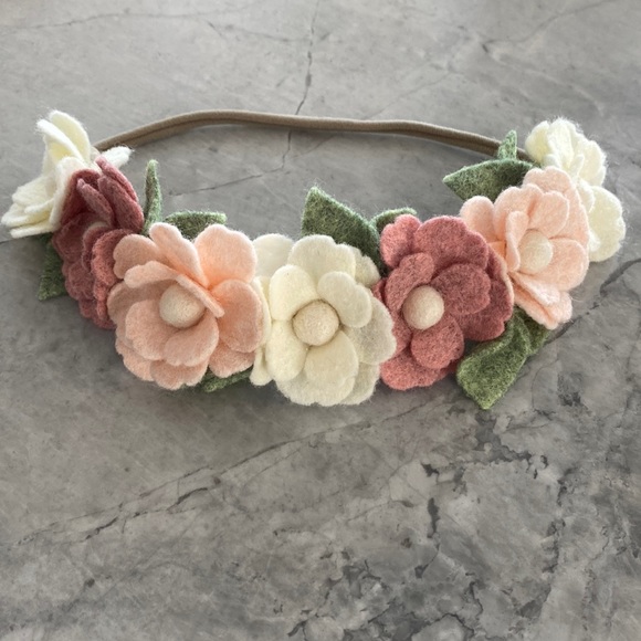 Felt Flower Crown - Picture 3 of 3